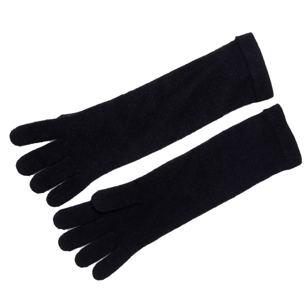 INVERNI BLACK WOOL GLOVES | WOMENS